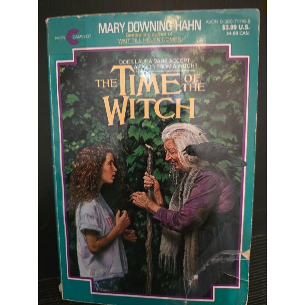 The Time of the Witch by Mary Downing Hahn Vintage paperback